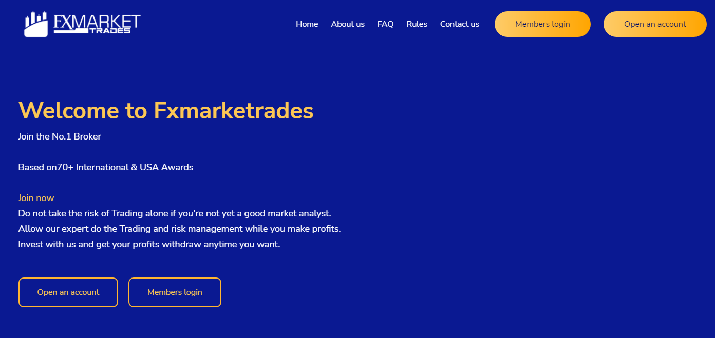 FXMarketTrades (ФХ Маркет Трейд) https://fxmarketrades.com