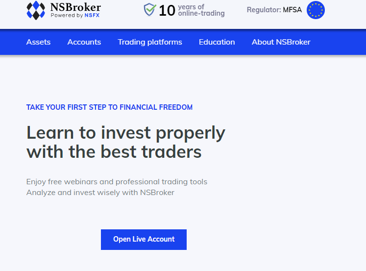 NSBroker (НС Брокер) https://nsbroker.net