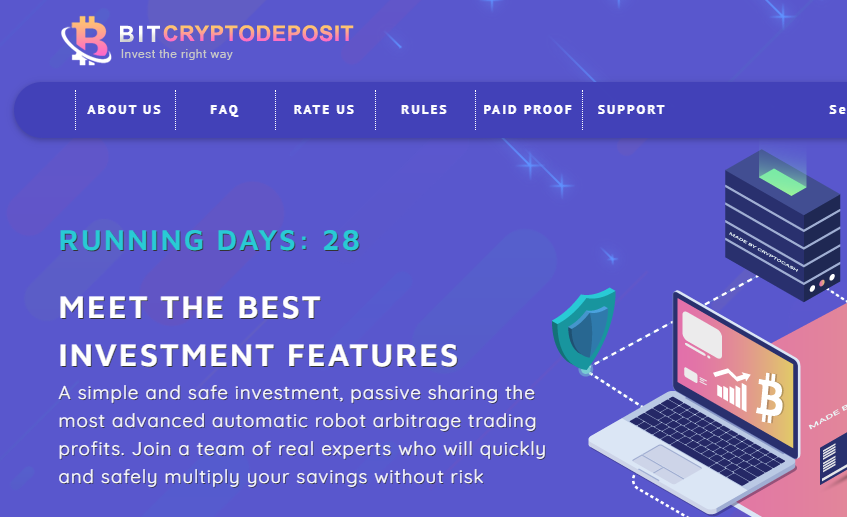 Bitcryptodeposit (Биткриптодепозит) https://bitcryptodeposit.com