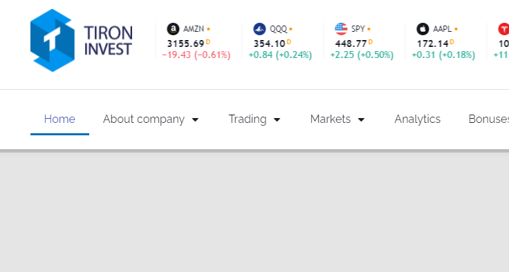 Tiron Invest (Тирон Инвест) https://tironinvest.ltd