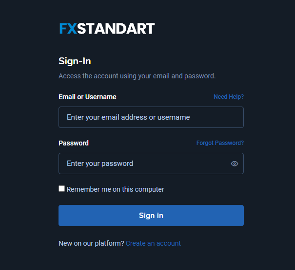 FXStandart (ФХ Стандарт) https://fxstandart.com/