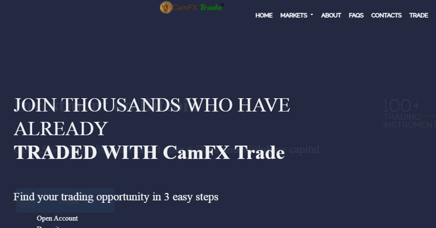 CamFX Trade (Кам ФХ Трейд) https://camfxtrade.com