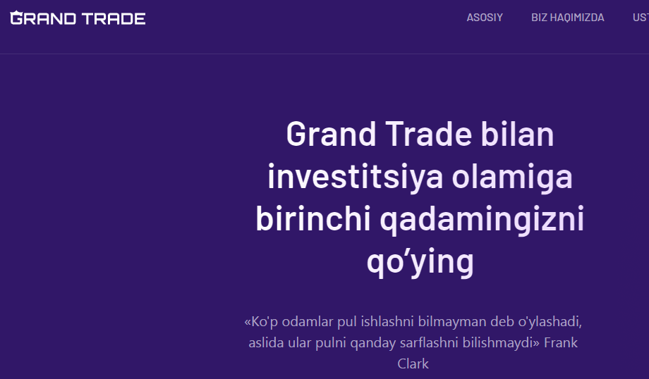 Grand Trade (Гранд Трейд) https://grand-trade.uz