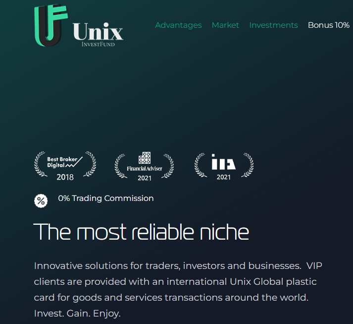 Inix Invest Fund (Уникс Инвест Фунд) https://unixinvest.com