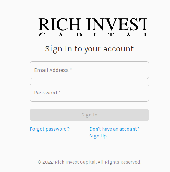 Rich Invest Capital (Рич Инвест Капитал) https://richinvest.capital/