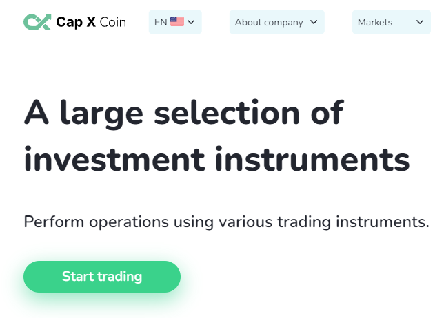 Cap X Coin (Капскоин) https://capxcoin.com