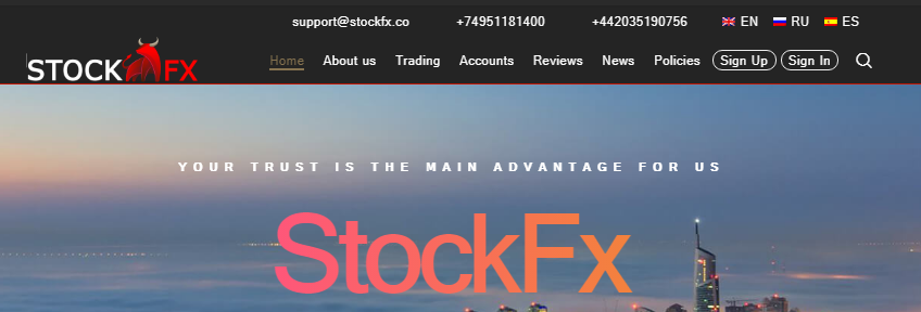 Отзывы о Stock FX (Сток Эф Икс, StockFX) https://stockfx.co